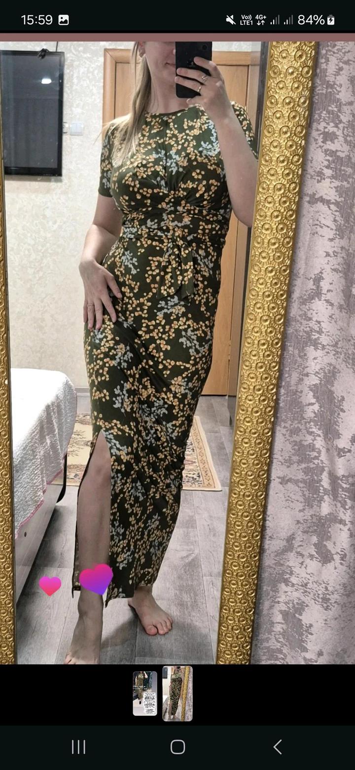 Цветочное платье