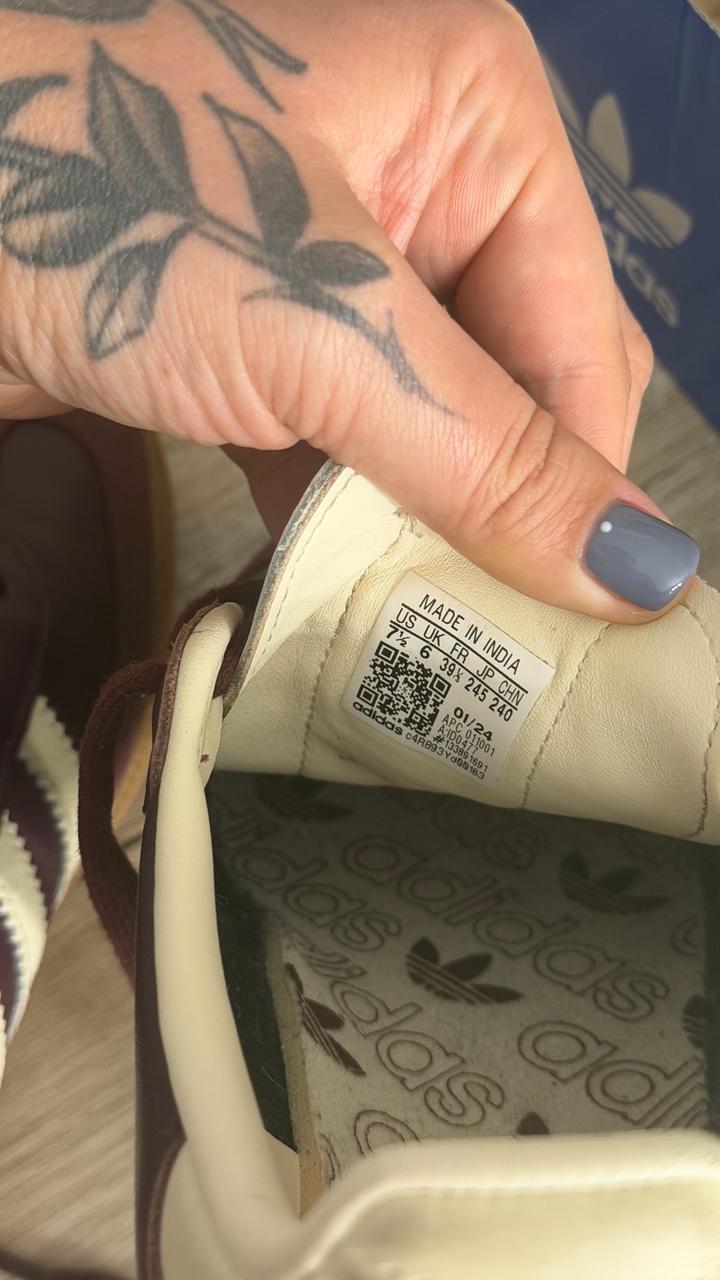 Адидас Samba бордовые