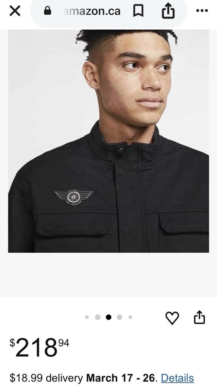 Hurley Davidson Men's Roland Sands Jacket S