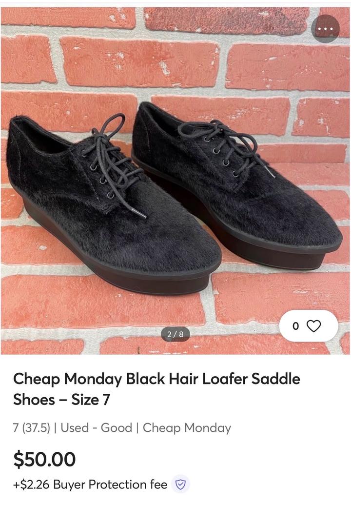 Лоферы / оксфорды Cheap Monday