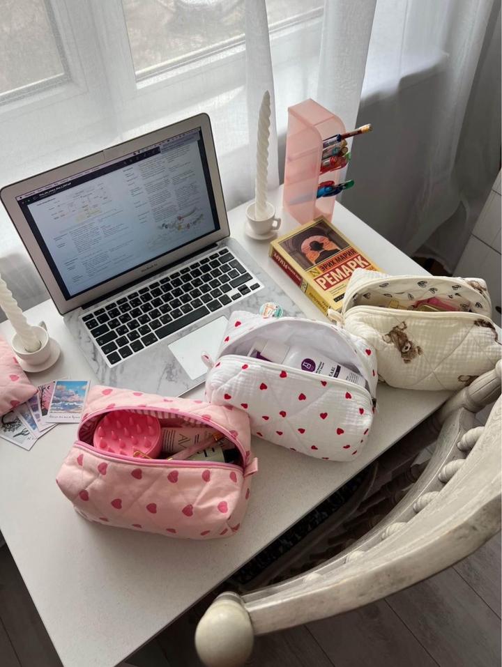 Косметички из турецкого хлопка