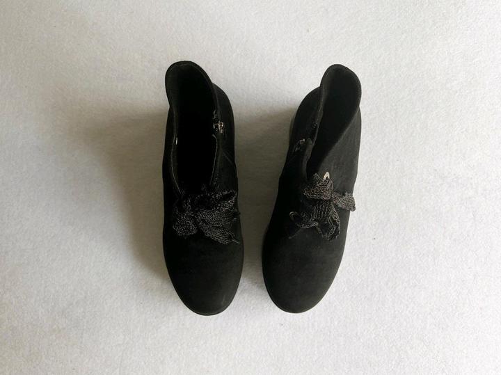 Ботинки ботильоны 38 размер на платформе искусственная замша