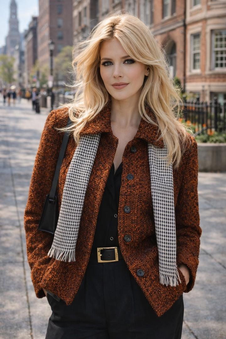 Шерстяной жакет