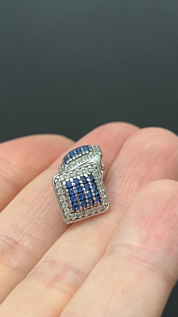 Серьги серебро, 925 проба