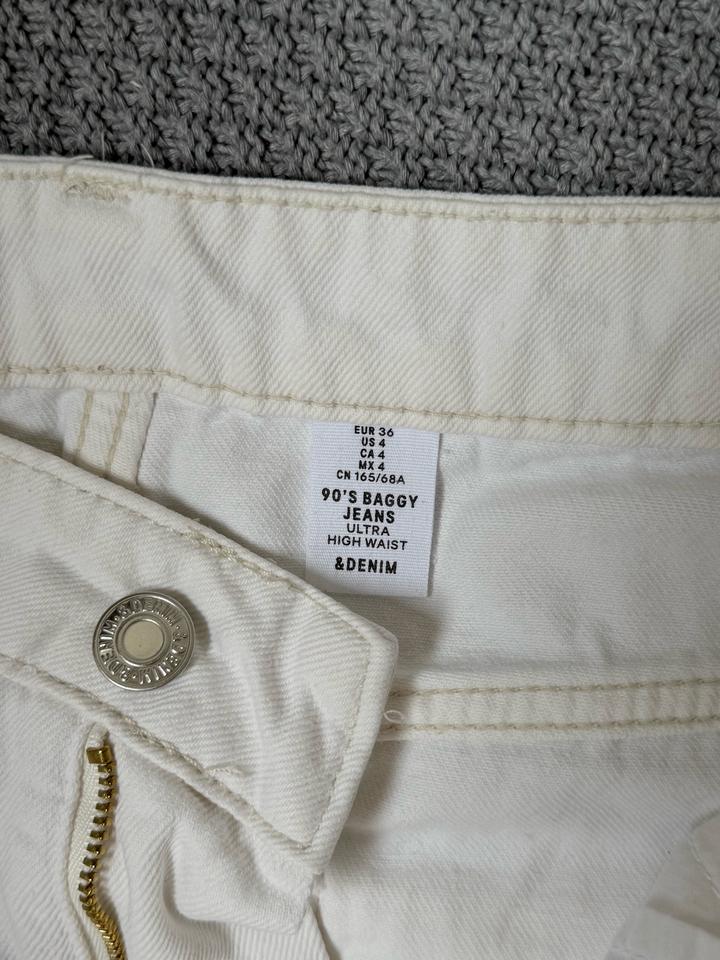 Белые джинсы h&m
