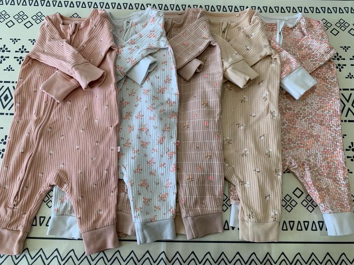 Набор из 5 ромперов для малышей на молнии Next