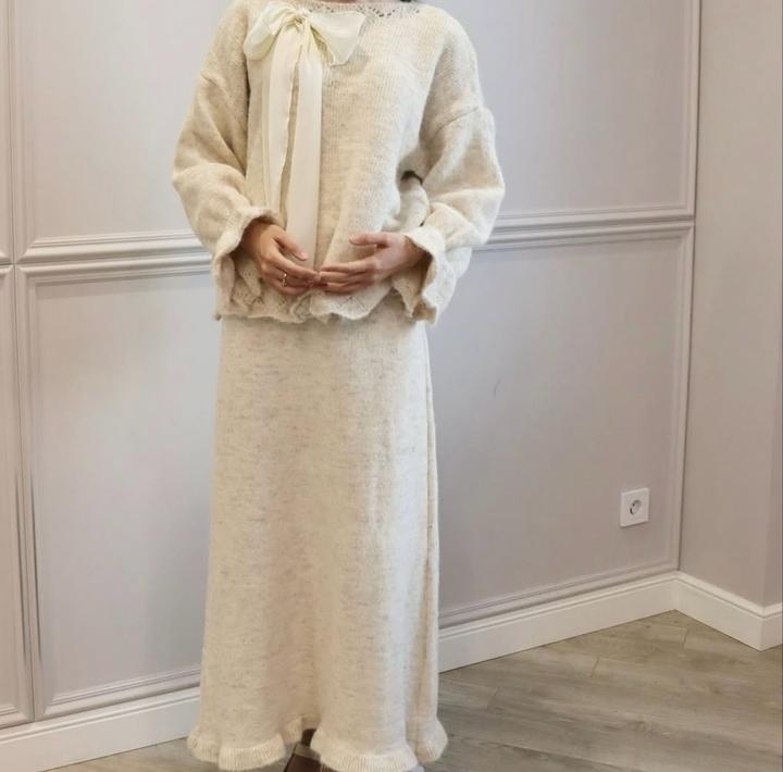 Теплый нежный костюмчик