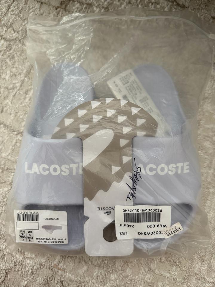 Шлепки Lacoste