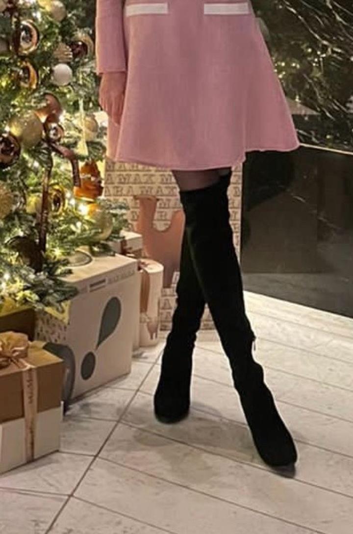 Длинные ботфорты