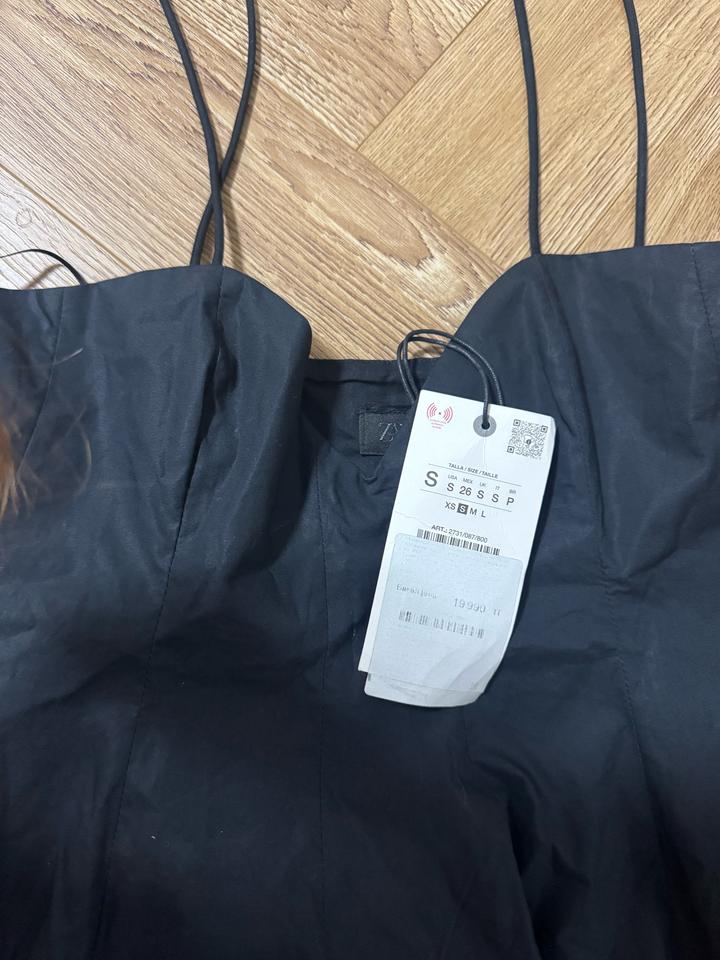 Черный топ Zara S