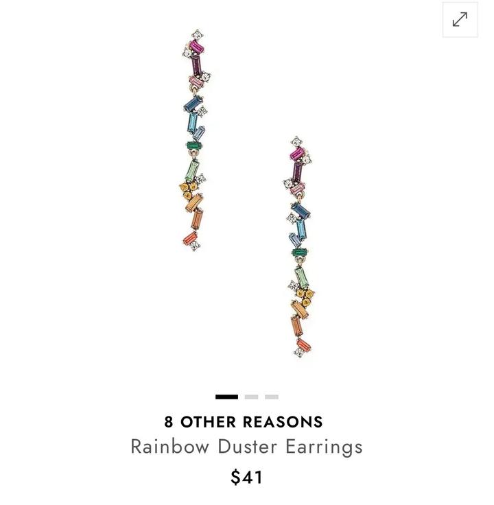 Разноцветные серьги 8otherreasons Новые