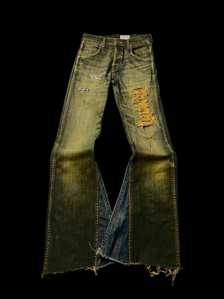 Wrangler custom bootcut jeans by uncrown1995