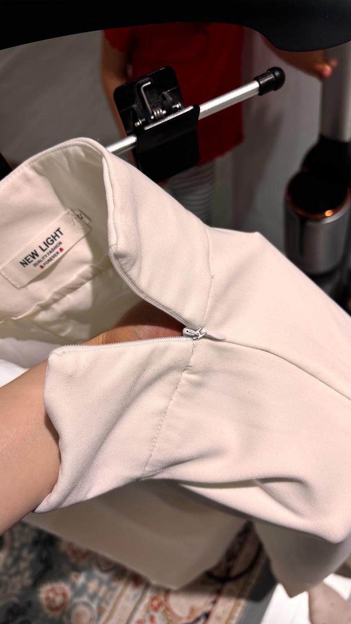 Белые брюки с подкладом