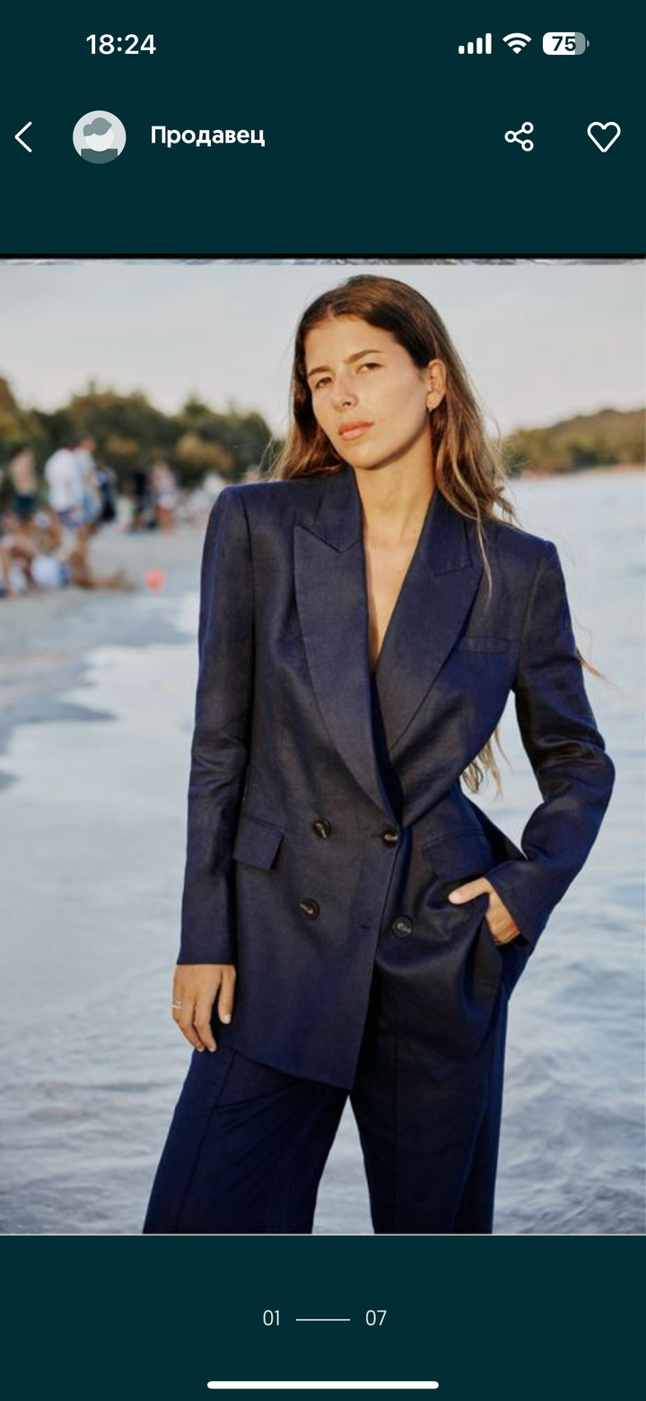 Продам костюм Zara. Лен 100% новый