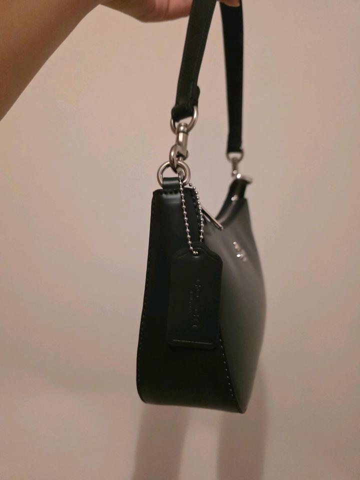 Сумка Coach Teri темно зелёная