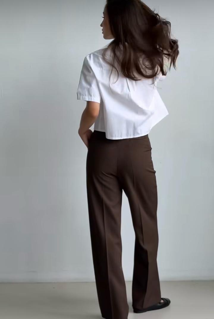 Коричневые брюки от vivien