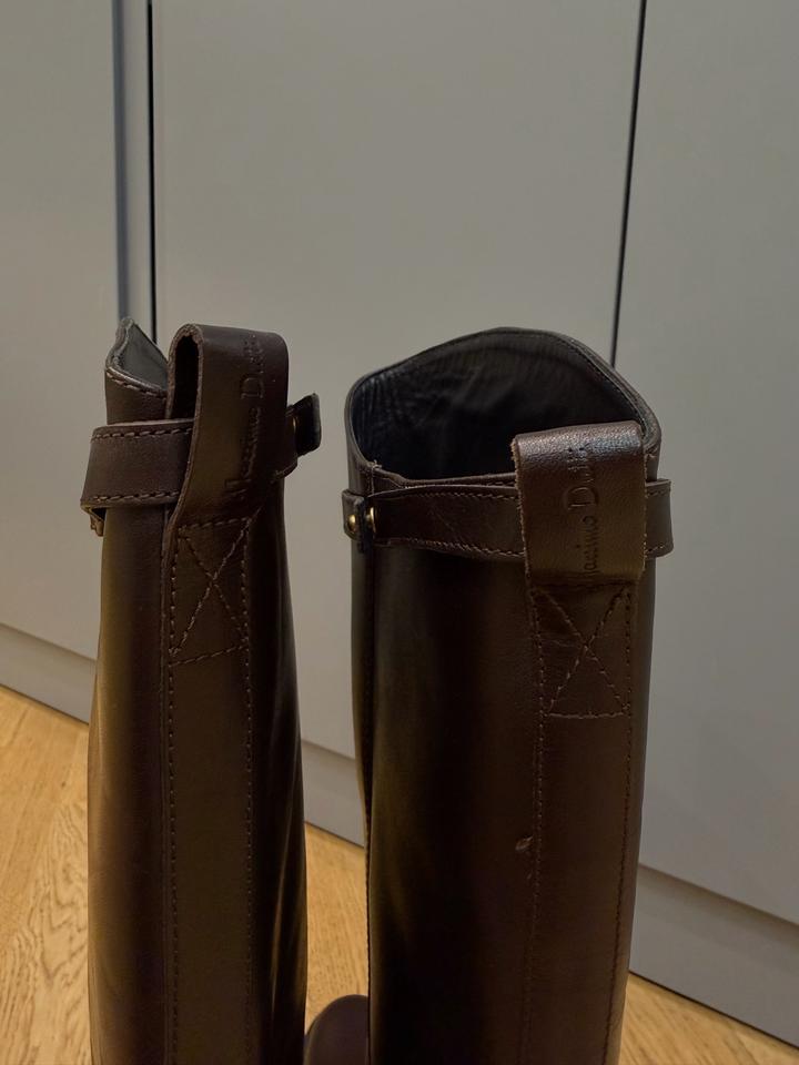 Сапоги Massimo Dutti в шоколадном оттенке