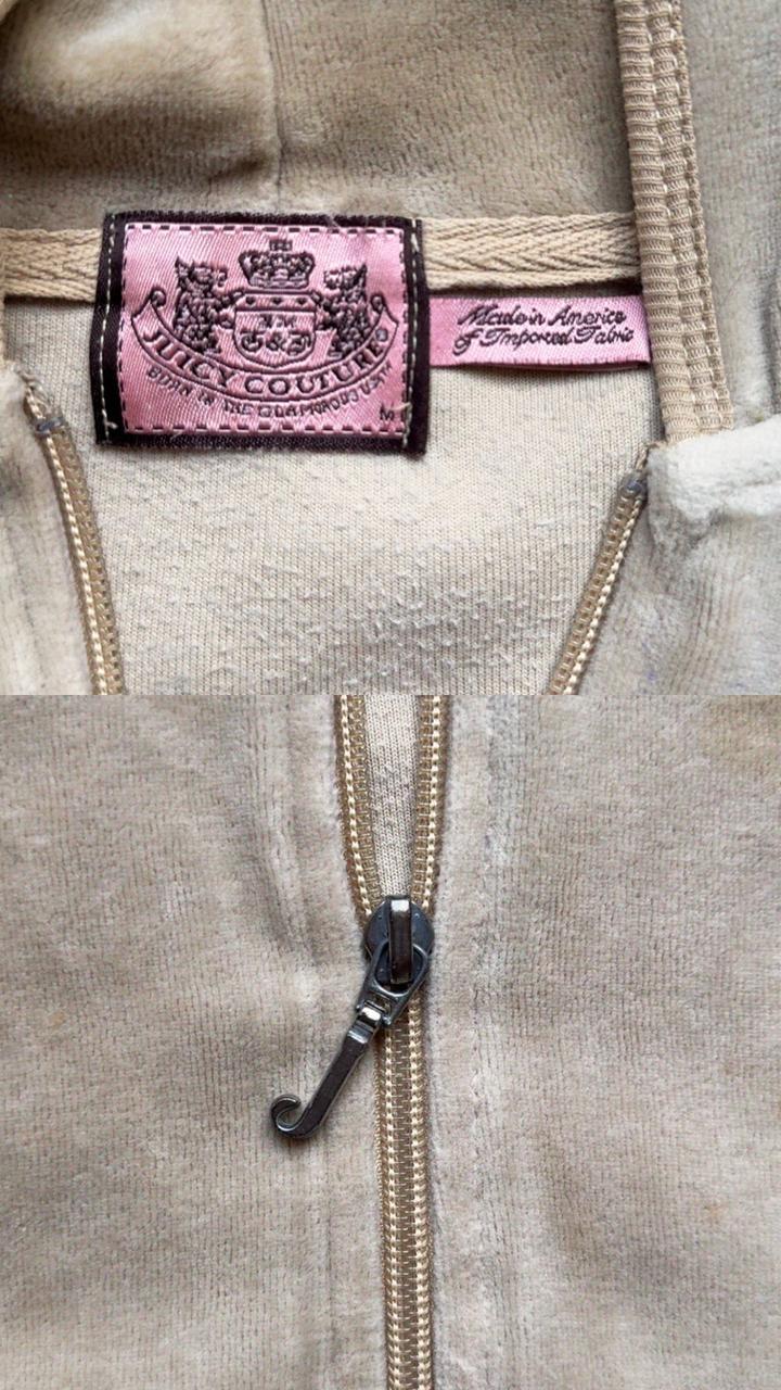 Кофейная кофта Juicy Couture на замке