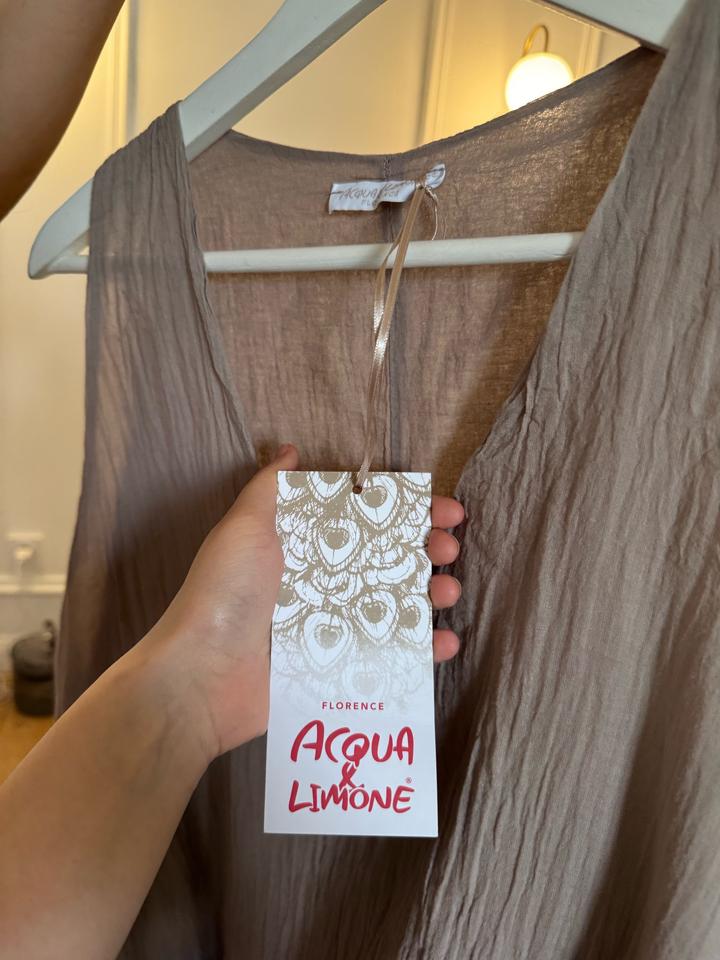 Итальянское платье из льна.