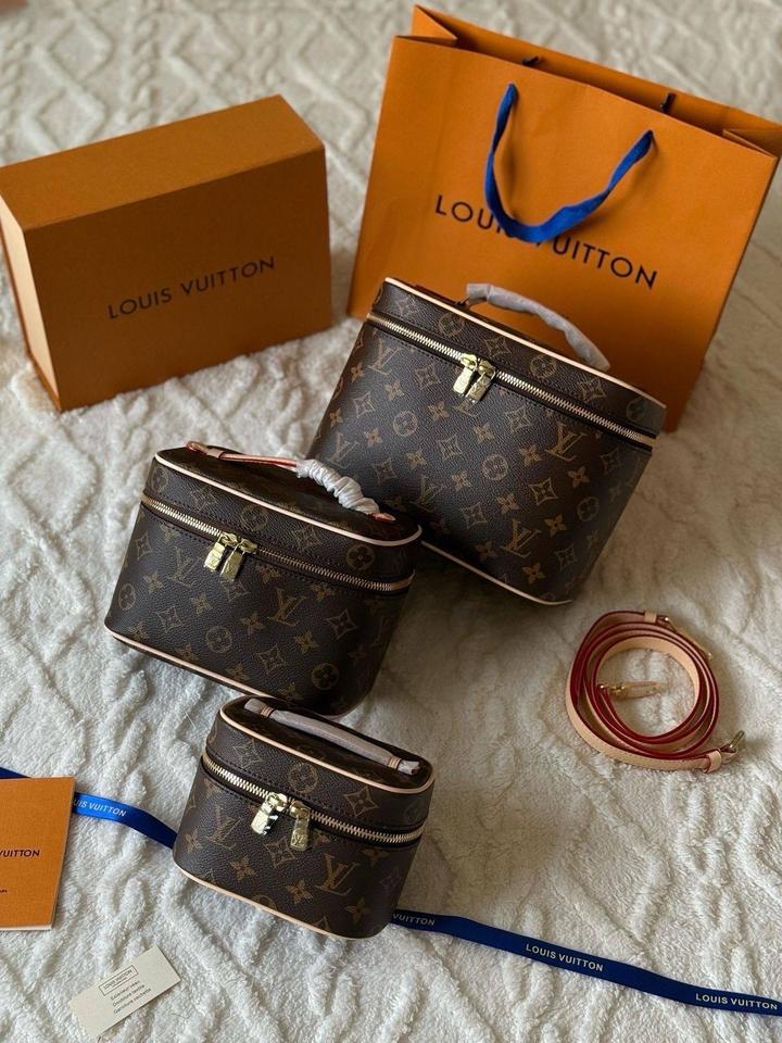 Louis Vuitton натуральная КАНВА кожа косметичка!😍😍🧡
