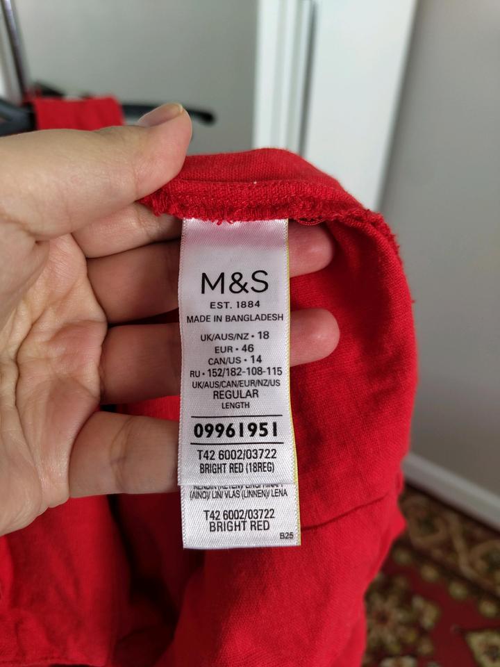 Платье лён Marks& Spencer