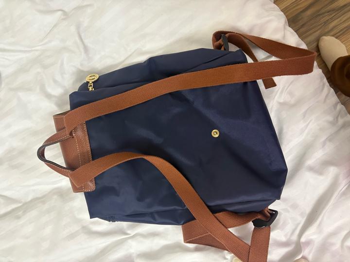 Темно синий рюкзак лонгчамп