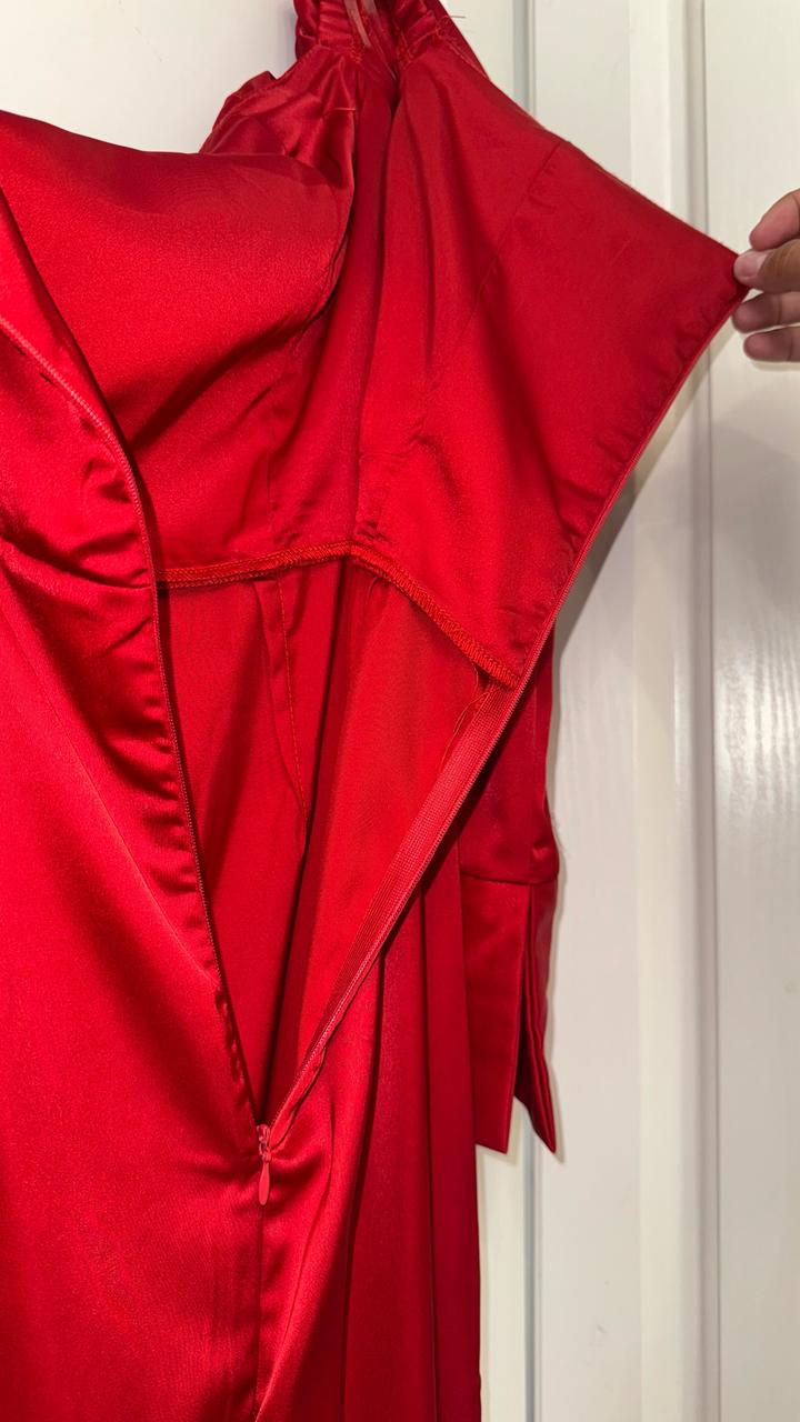 Роскошное вечернее платье в насыщенном красном оттенке ❤️Покупала в omir collecti