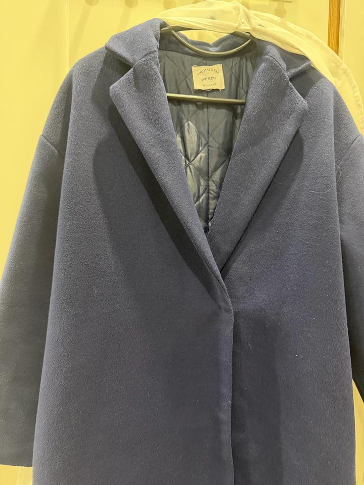 Темно синее пальто Thomas Graf