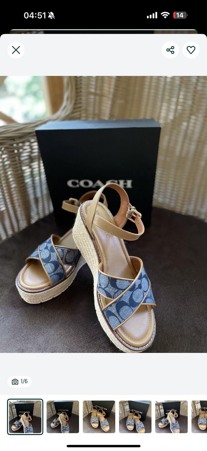 Босоножки Coach Outlet