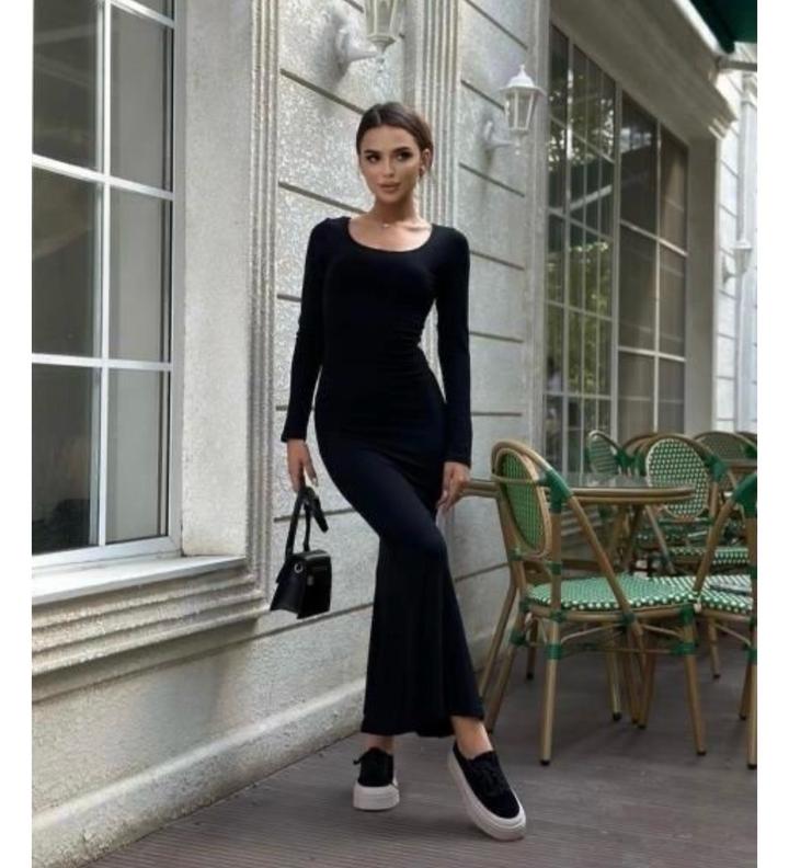 Базовое черное платье Chia