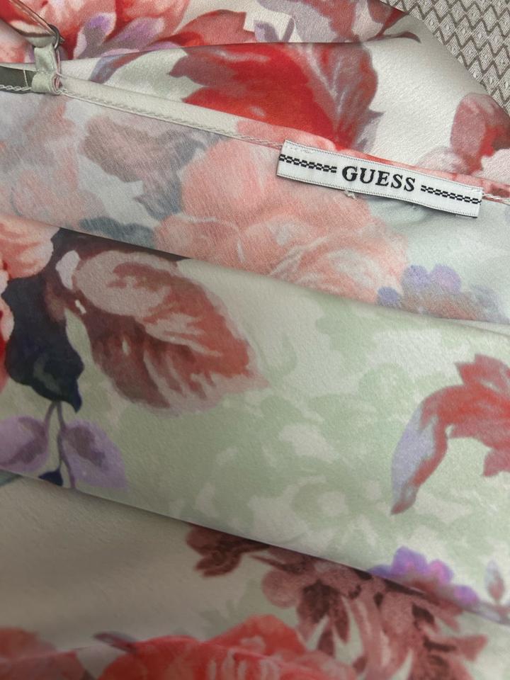 Платье комбинация Guess макси с цветочным принтом