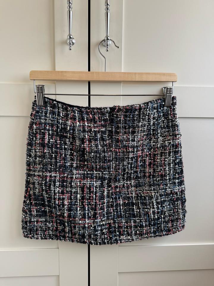 Твидовая мини юбка