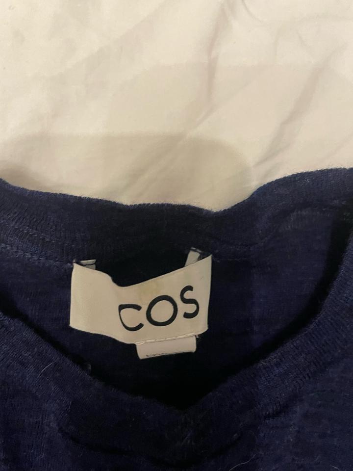 Синяя тонкая кофта COS