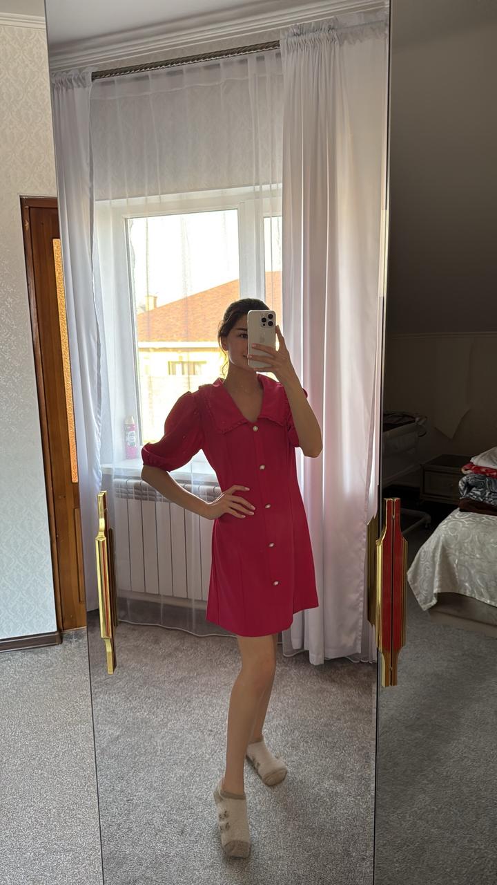 Розовое платье от Reserved 🌸размер м/л