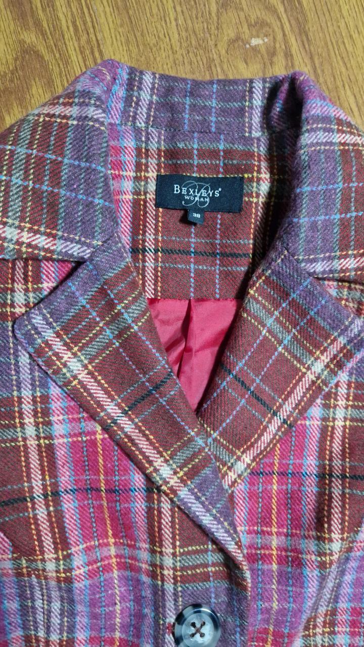 Пиджак в клетку