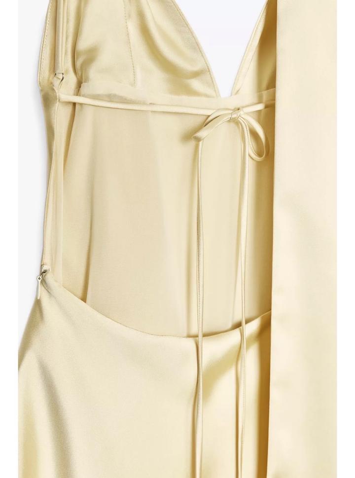 Платье атласное Zara
