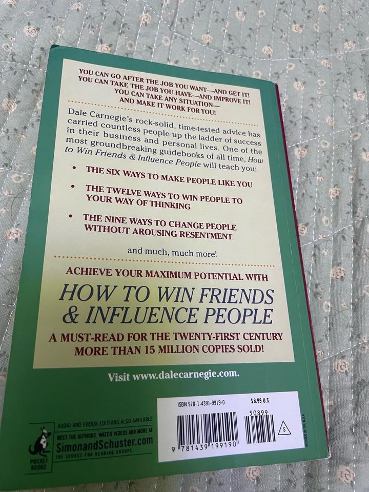 How to win friends and influence people