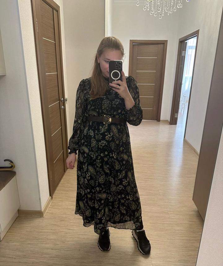 Шифоновое платье