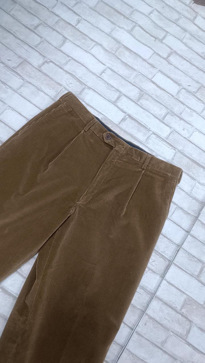 Мужские вельветовые коричневые брюки