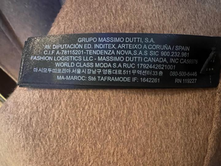 Пальто Massimo Dutti оригинал