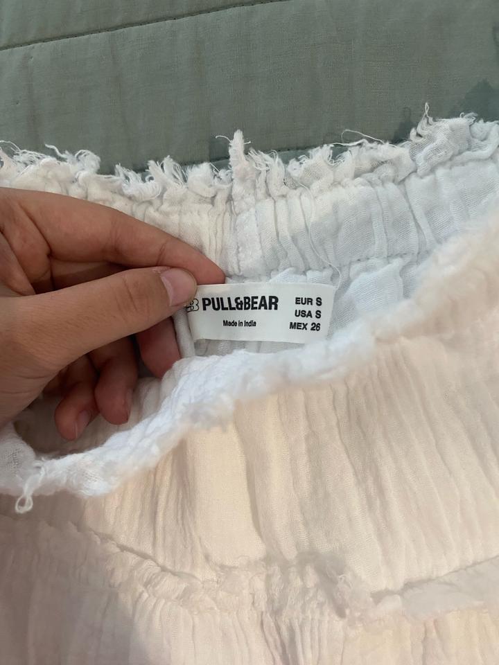 Белая юбка из PULL&BEAR