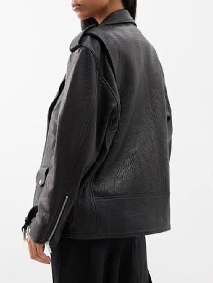 Leather jacket Raey