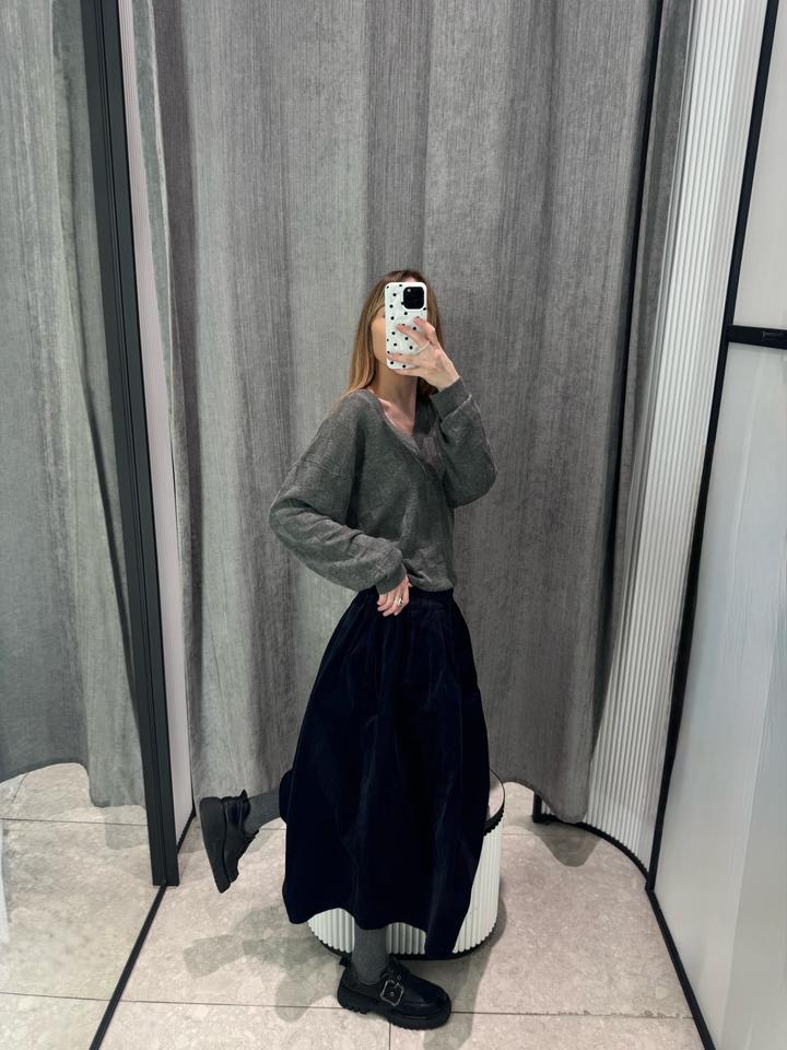 Вельветовая юбка