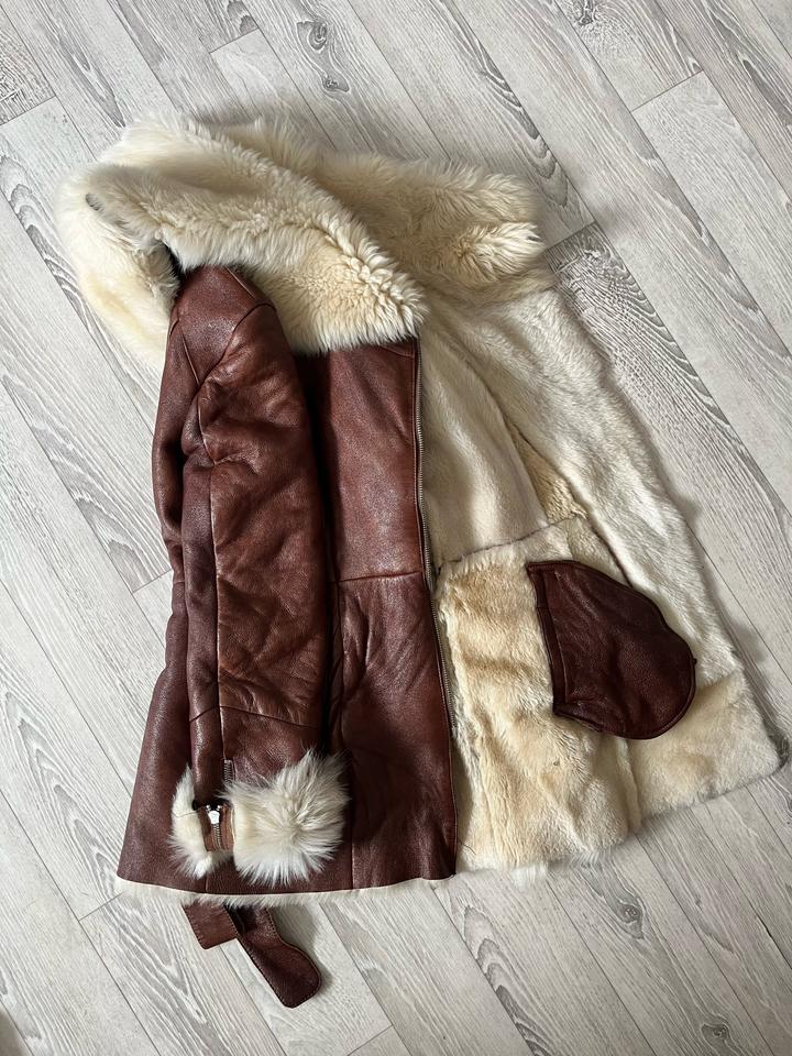 Кожаная шубка