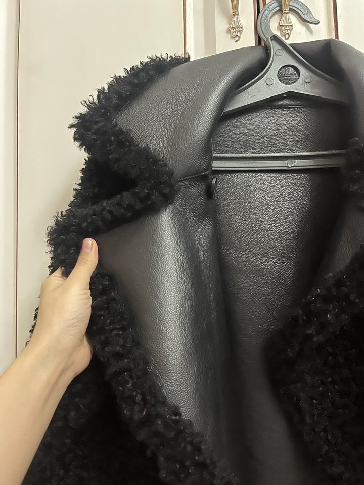 Новая двухсторонняя дублёнка 2-в-1, эко-кожа / teddy, Турция