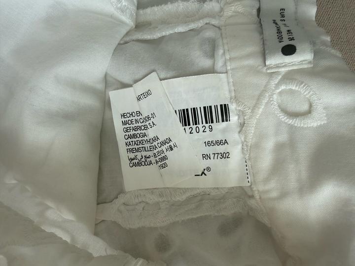 Белые шорты ZARA