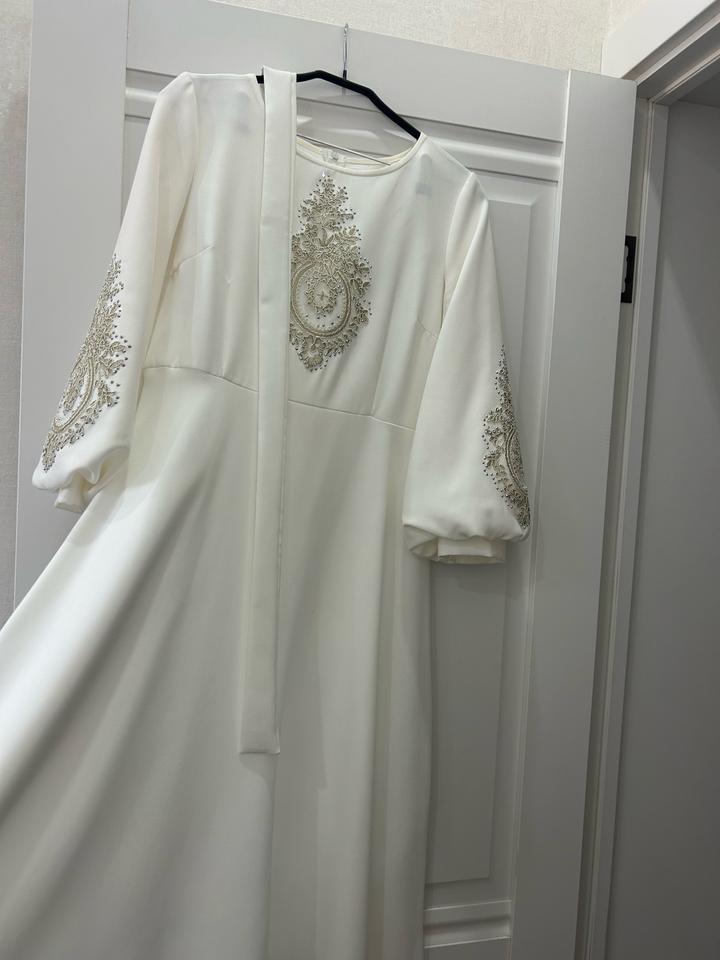 Белое платье на Кыз узату