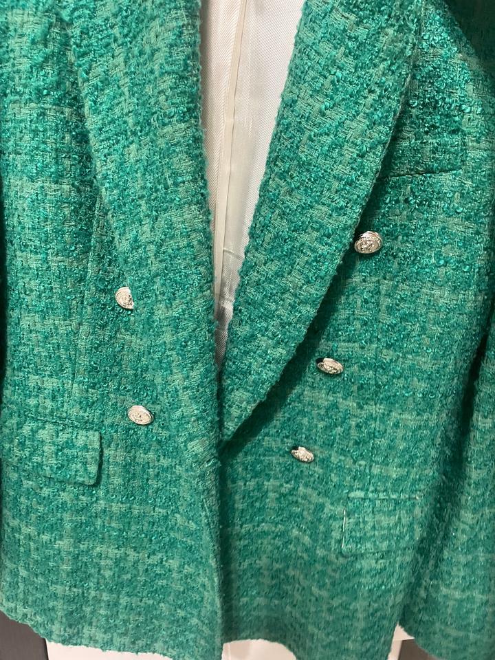 Зеленый пиджак Zara