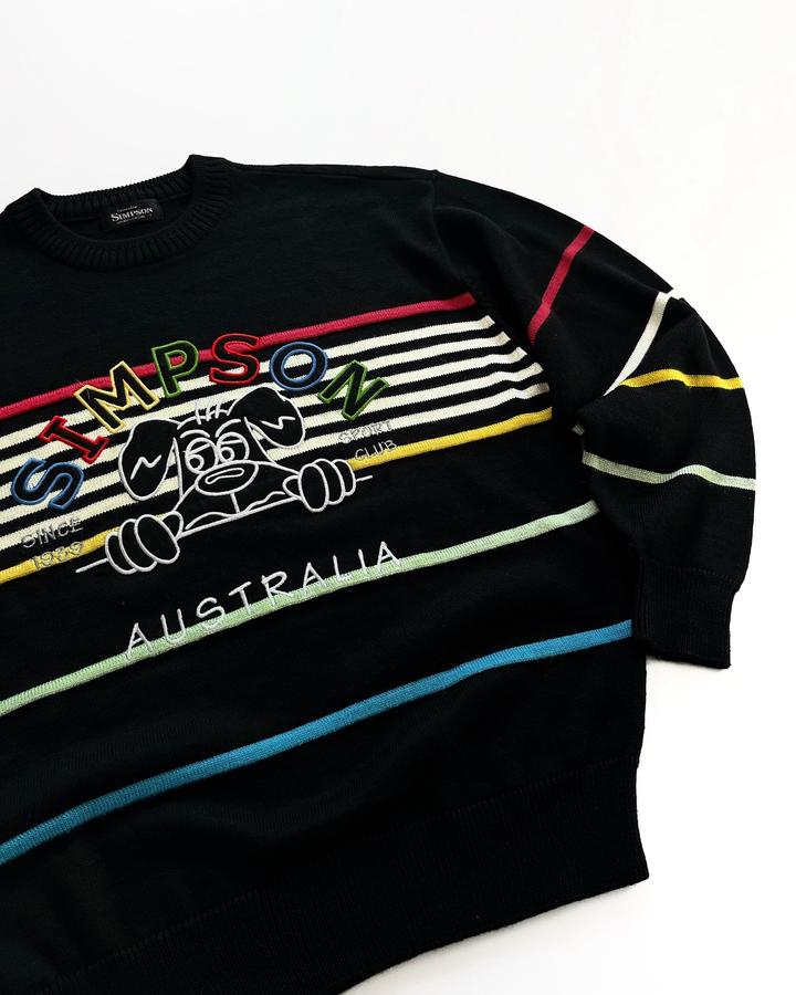винтажный свитер simpson australia