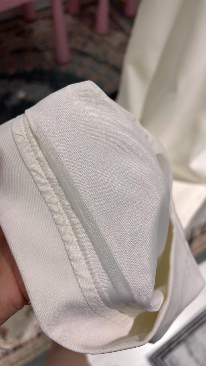 Белые брюки с подкладом